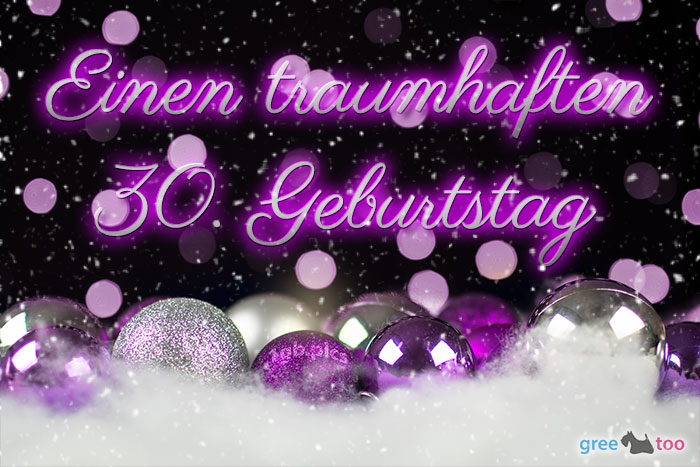 Traumhaften 30 Geburtstag