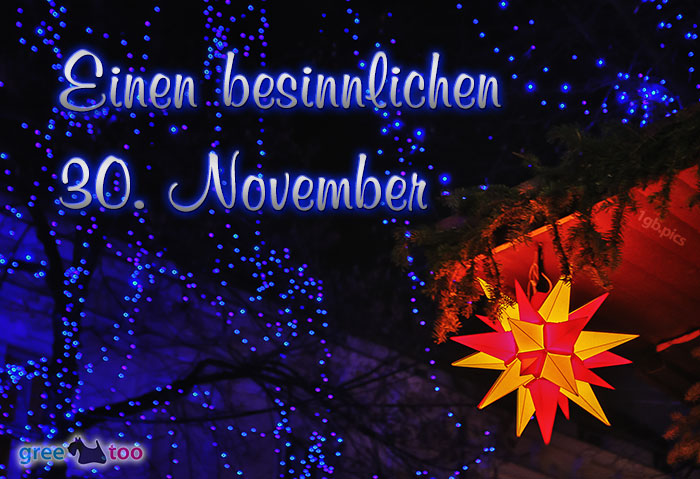 Stern Lichter Besinnlichen 30 November Bild - 1gb.pics