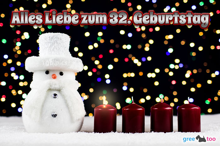 Alles Liebe Zum 32 Geburtstag Bild - 1gb.pics