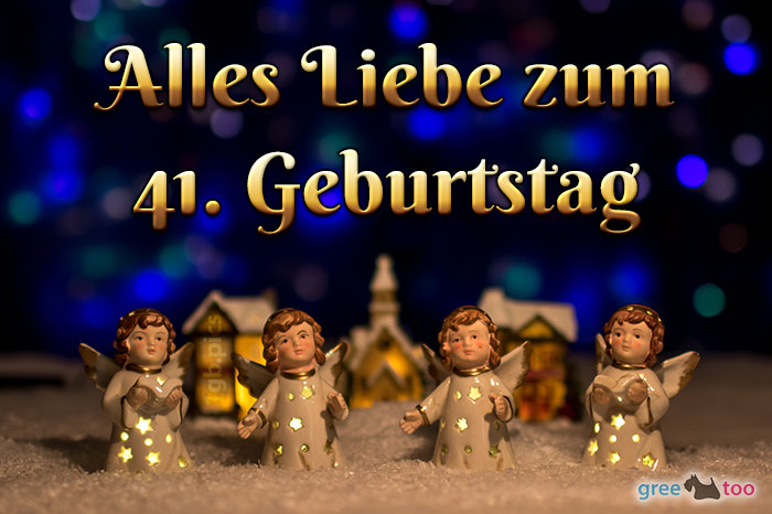 Alles Liebe 41 Geburtstag