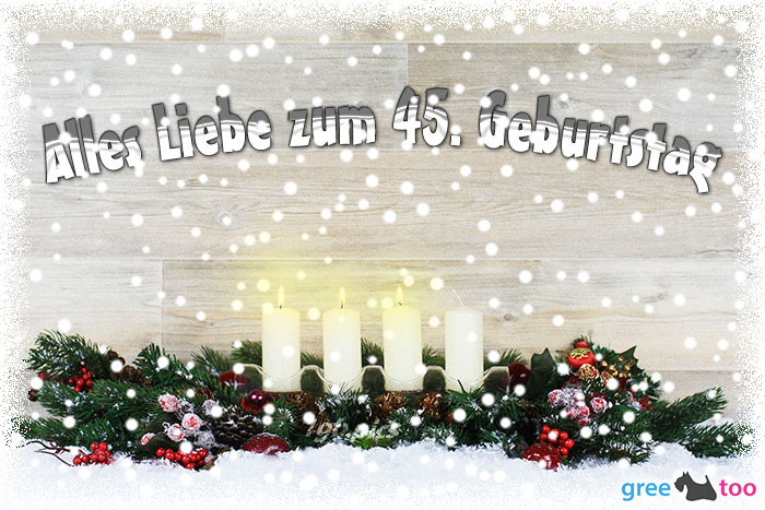 Alles Liebe Zum 45 Geburtstag