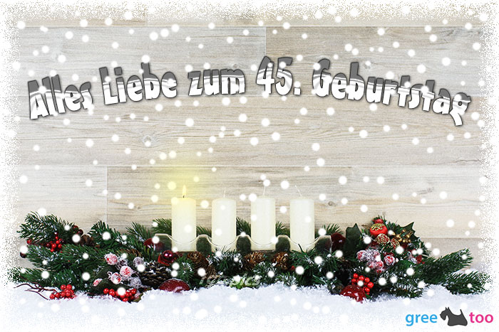 Alles Liebe Zum 45 Geburtstag