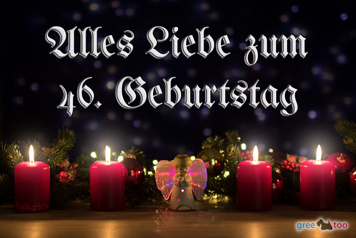 Alles Liebe 46 Geburtstag