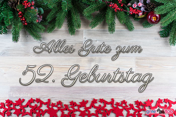 Alles Gute Zum 52 Geburtstag Bild - 1gb.pics