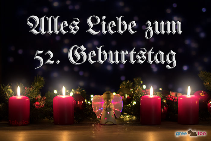 Alles Liebe 52 Geburtstag Bild - 1gb.pics