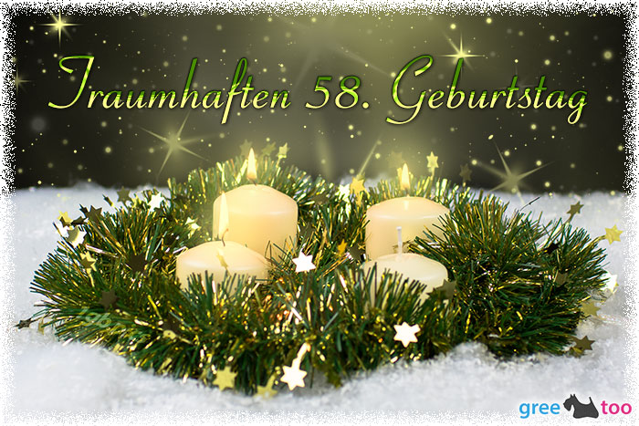 Traumhaften 58 Geburtstag