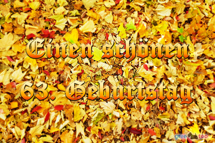 Einen Schoenen 63 Geburtstag Bild - 1gb.pics