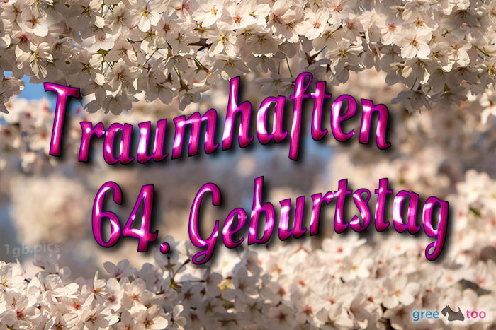 Traumhaften 64 Geburtstag