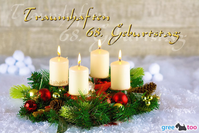 Adventskranz Beige 4 Traumhaften 68 Geburtstag