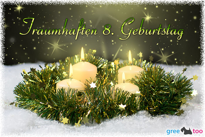 Traumhaften 8 Geburtstag