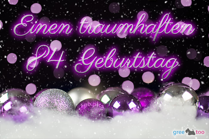 Traumhaften 84 Geburtstag
