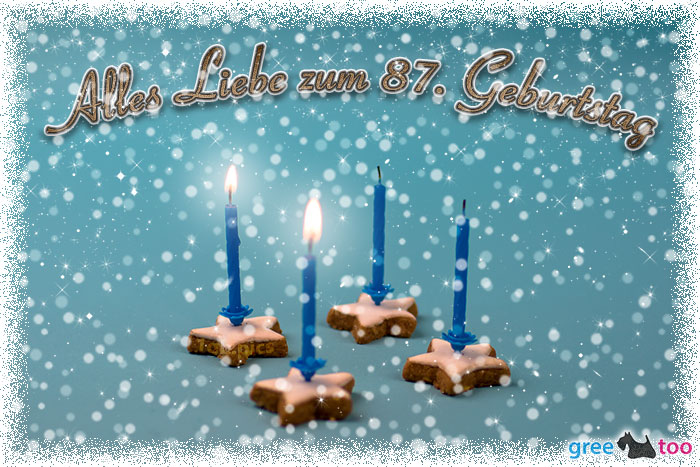 Alles Liebe Zum 87 Geburtstag Bild - 1gb.pics