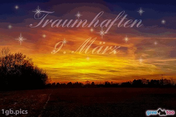 Sonnenuntergang Traumhaften 9 Maerz Bild - 1gb.pics