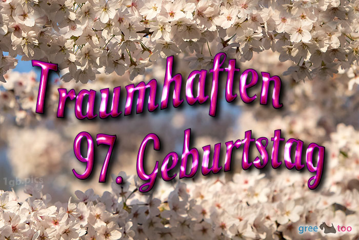 Traumhaften 97 Geburtstag