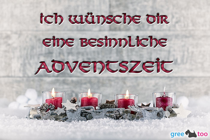 Adventskerzen 3 Besinnliche Adventszeit