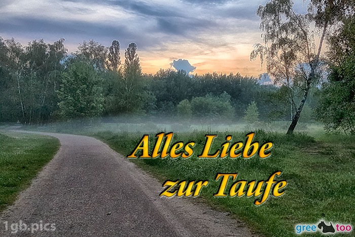 Nebel Alles Liebe Zur Taufe Bild - 1gb.pics