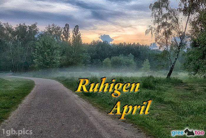 Nebel Ruhigen April