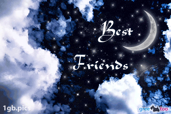Nacht Wolken Best Friends Bild - 1gb.pics