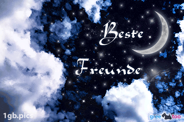 Nacht Wolken Beste Freunde Bild - 1gb.pics