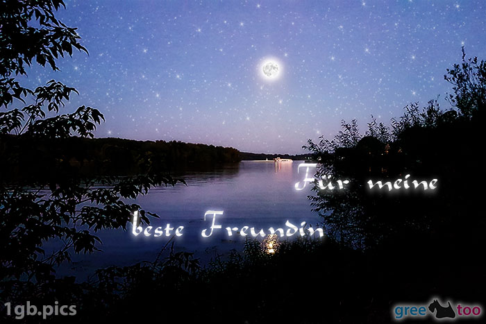 Mond Fluss Fuer Meine Beste Freundin