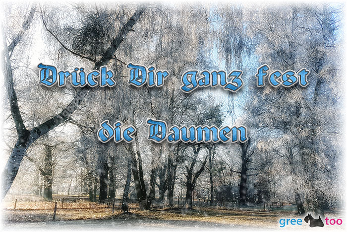 Drueck Dir Ganz Fest Die Daumen