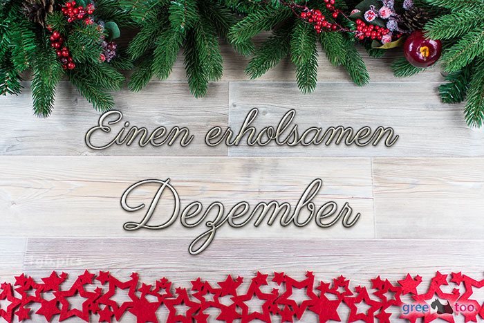 Erholsamen Dezember