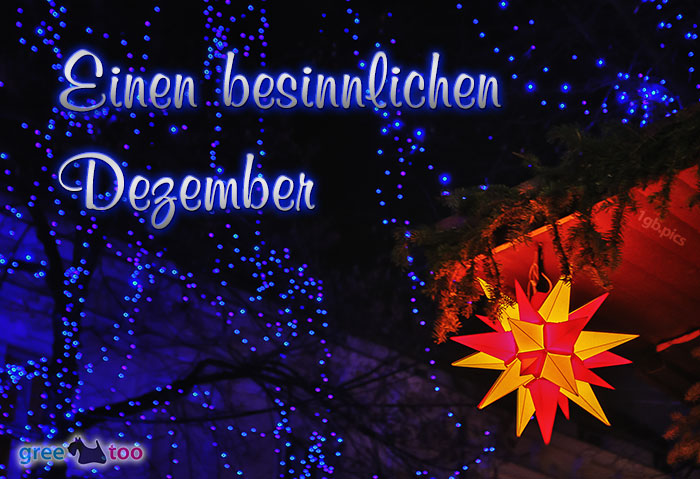 Stern Lichter Besinnlichen Dezember