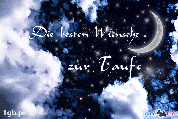 Nacht Wolken Die Besten Wuensche Zur Taufe Bild - 1gb.pics