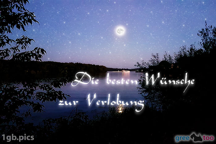 Mond Fluss Die Besten Wuensche Zur Verlobung