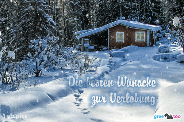 Verschneite Gruesse Die Besten Wuensche Zur Verlobung Bild - 1gb.pics