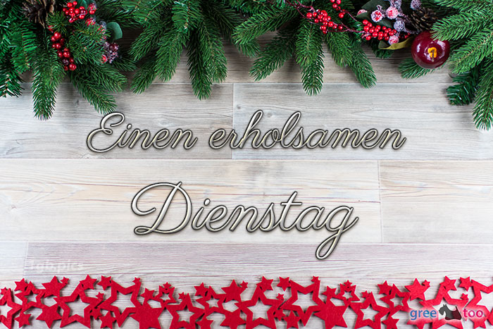 Erholsamen Dienstag