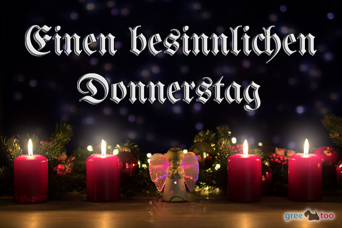 Besinnlichen Donnerstag