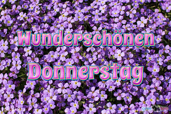 Wunderschoenen Donnerstag