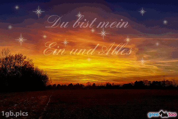 Sonnenuntergang Du Bist Mein Ein Und Alles Bild - 1gb.pics