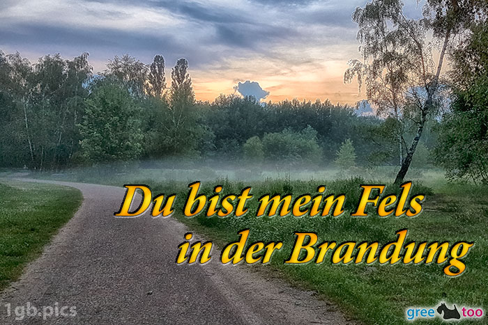 Du bist mein Fels in der Brandung von 1gbpics.com