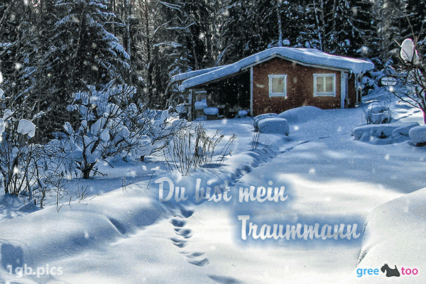 Verschneite Gruesse Du Bist Mein Traummann Bild - 1gb.pics