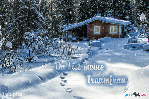 Verschneite Gruesse Du Bist Meine Traumfrau Bild - 1gb.pics