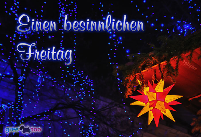 Stern Lichter Besinnlichen Freitag