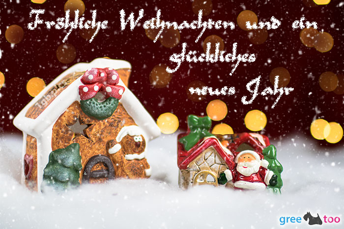 Froehliche Weihnachten Glueckliches Neues Jahr Bild - 1gb.pics