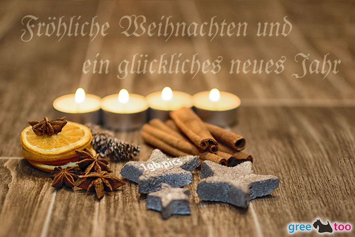 Advent Teelichter 4 Froehliche Weihnachten Glueckliches Neues Jahr Bild - 1gb.pics