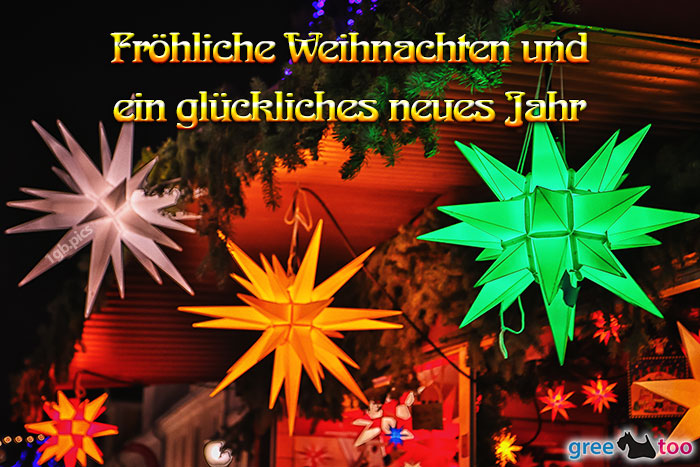 Weihnachtssterne Froehliche Weihnachten Glueckliches Neues Jahr Bild - 1gb.pics