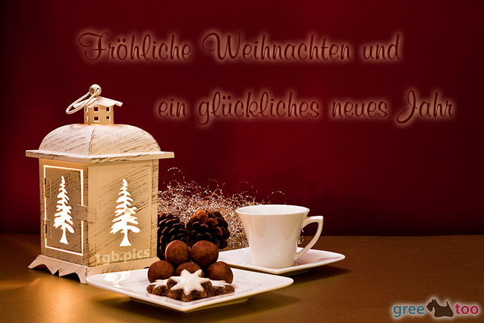 Weihnachtskaffee Froehliche Weihnachten Glueckliches Neues Jahr Bild - 1gb.pics