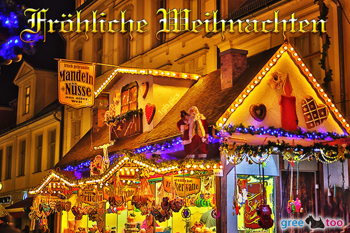Weihnachtsmarkt Froehliche Weihnachten Bild - 1gb.pics