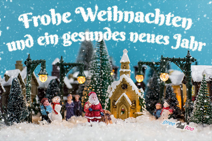 Frohe Weihnachten Gesundes Neues Jahr