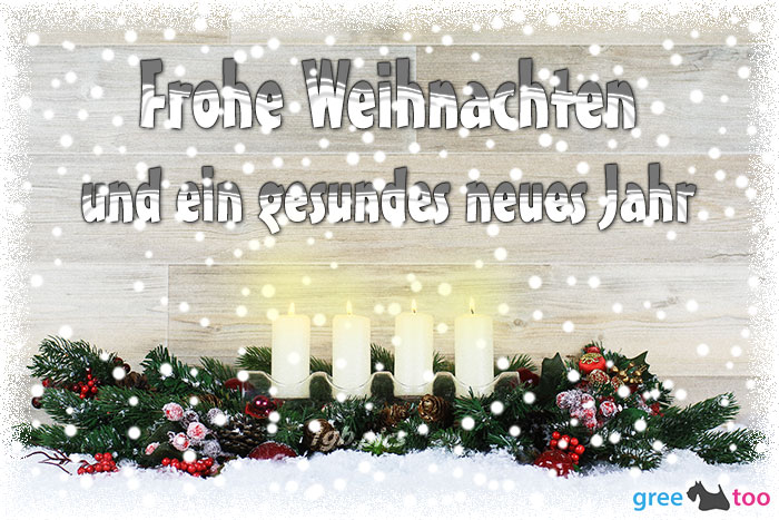 Frohe Weihnachten Gesundes Neues Jahr