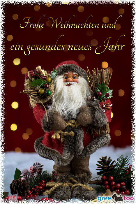 Frohe Weihnachten Gesundes Neues Jahr