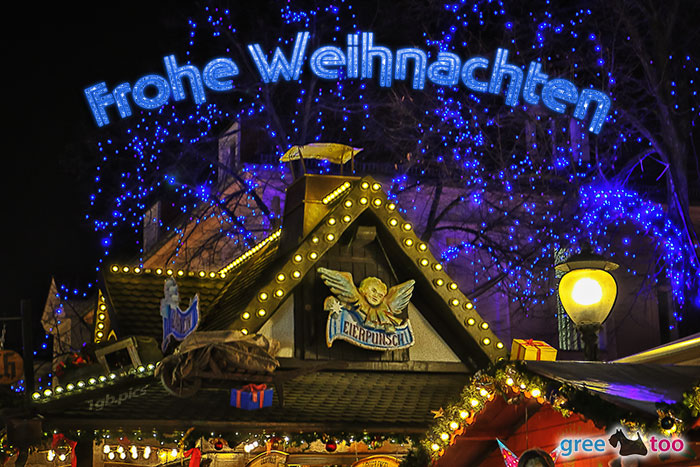 Weihnachtsmarkt Frohe Weihnachten