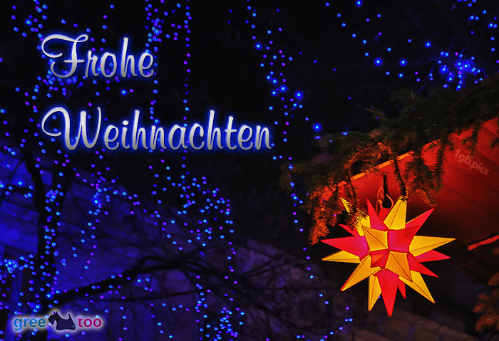 Stern Lichter Frohe Weihnachten Bild - 1gb.pics