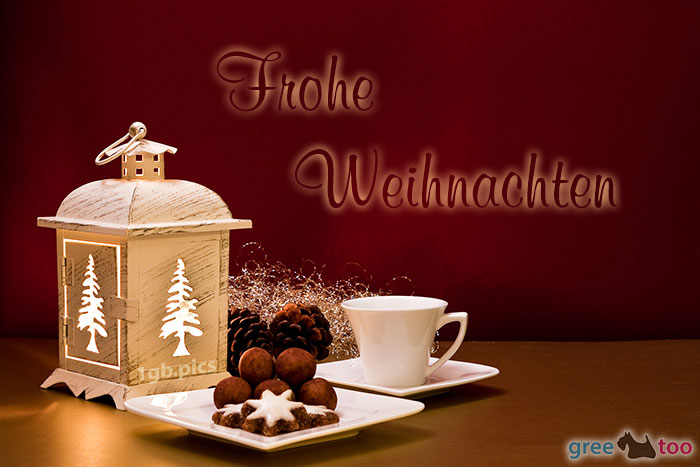 Weihnachtskaffee Frohe Weihnachten