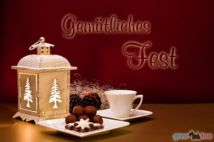 Weihnachtskaffee Gemuetliches Fest Bild - 1gb.pics
